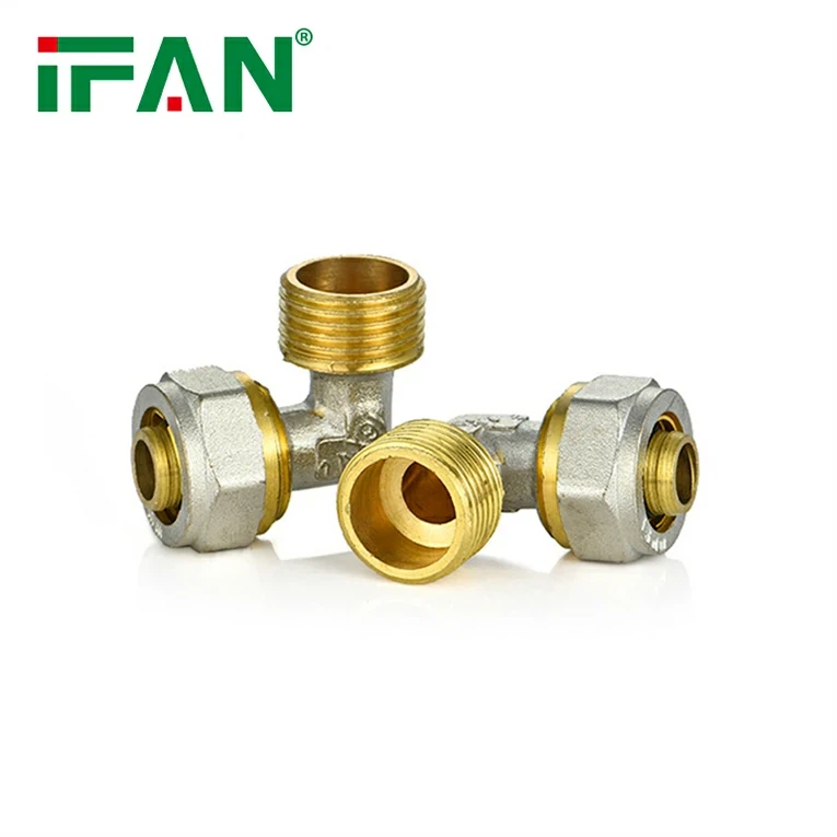 Double Color Brass Compression Fittings