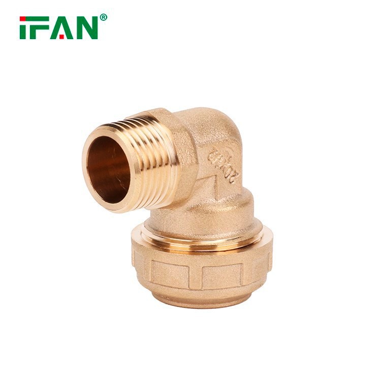 IFAN HDPE Brass Compression Fittings Elbow suppliers