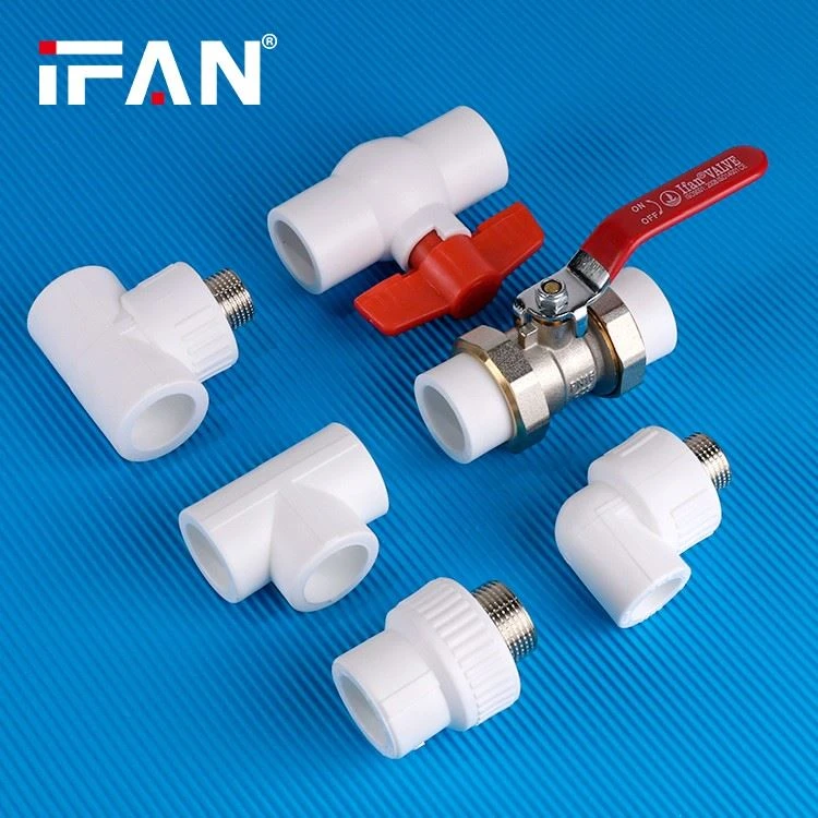 IFAN Plumbing White PPR Fitting factory