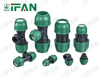 Green Color HDPE Pipe Fitting
